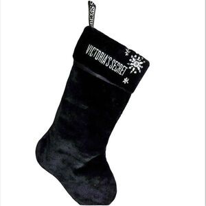 Victorias Secret Christmas Fur Rhinestones Stocking